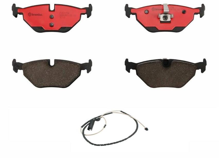 Brembo BMW Brakes Kit – Pads Rear (Ceramic) (with Sensor) 34216778168 – Brembo 2377328KIT