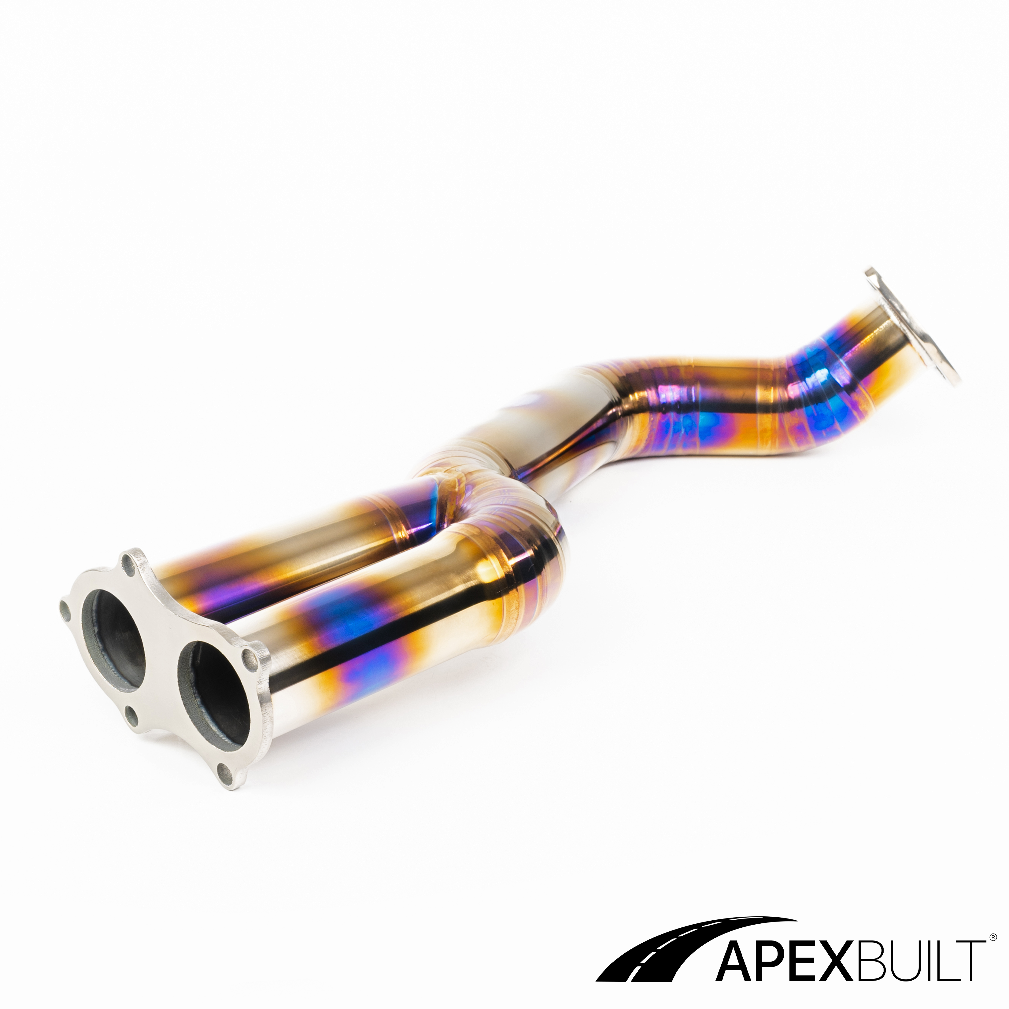 ApexBuilt® Porsche 718 Cayman GT4 Titanium Race Overaxle Link Pipes (DSCA R, 4.0L)