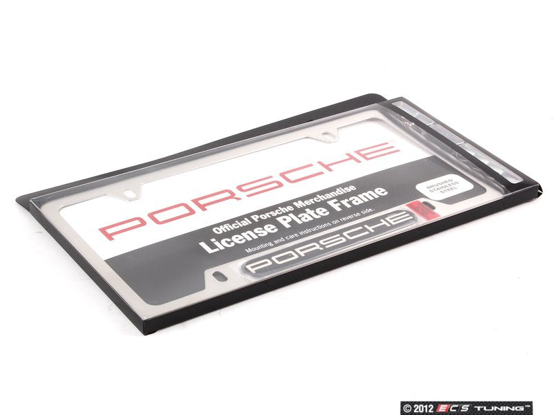 Porsche Logo License Plate Frame