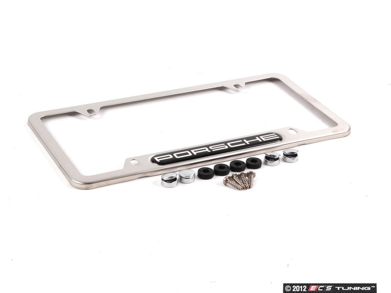 Porsche Logo License Plate Frame