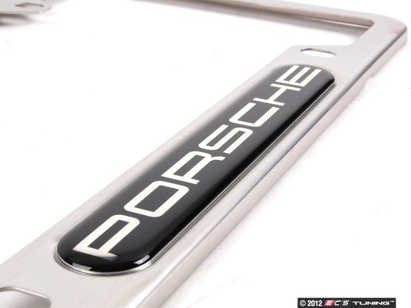 Porsche Logo License Plate Frame