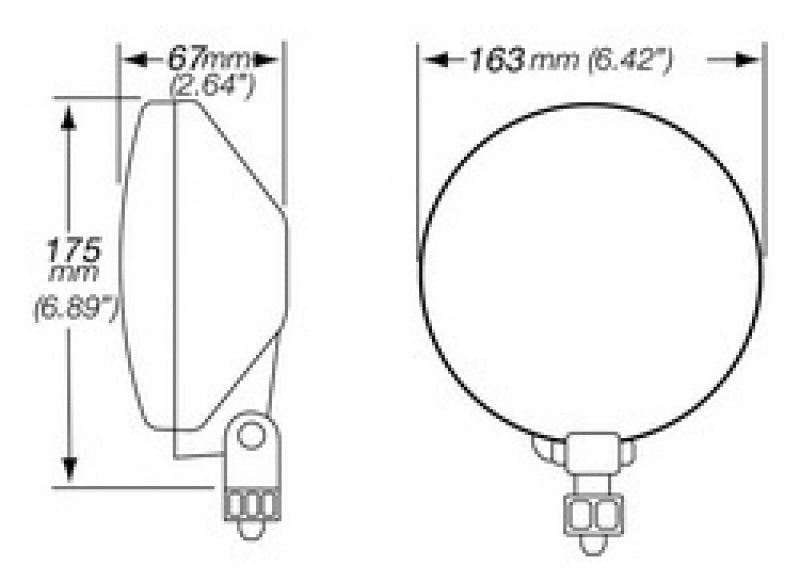 Hella 500FF 12V/55W Halogen Driving Lamp Kit