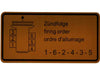 Firing Order Decal