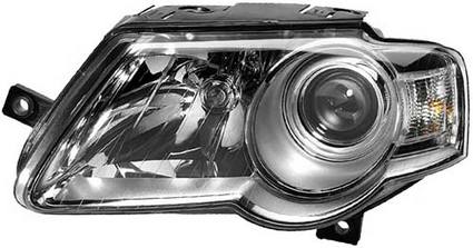 VW Headlight Assembly – Passenger Side (Halogen) 3C0941006AE – Hella 247014061