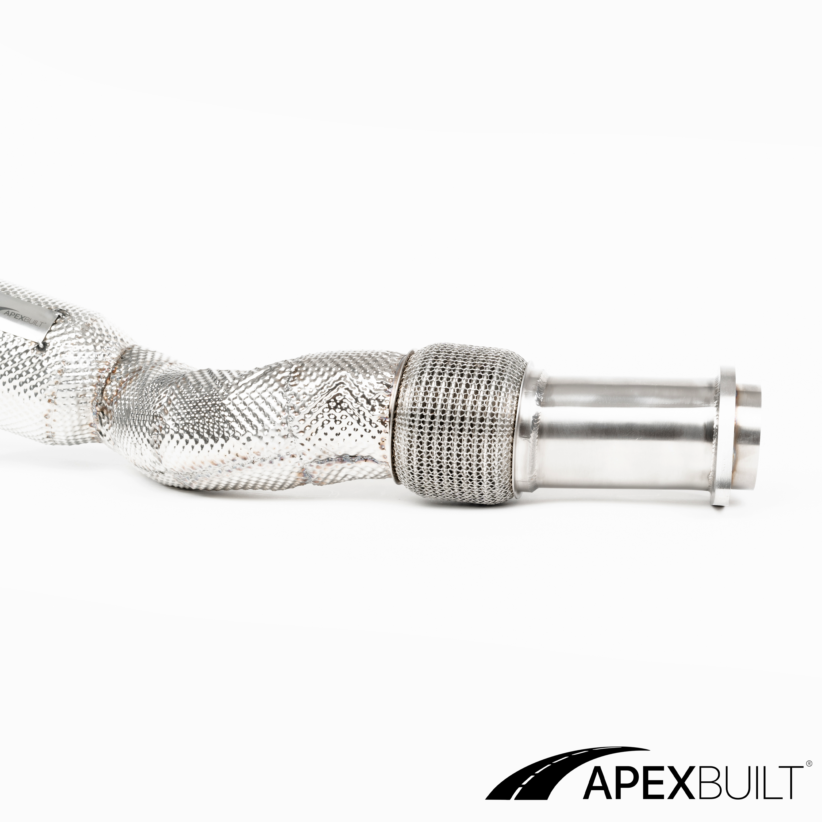 ApexBuilt® BMW G87 M2, G80 M3, & G82/G83 M4 Resonated Race Downpipes (S58, 2021+)