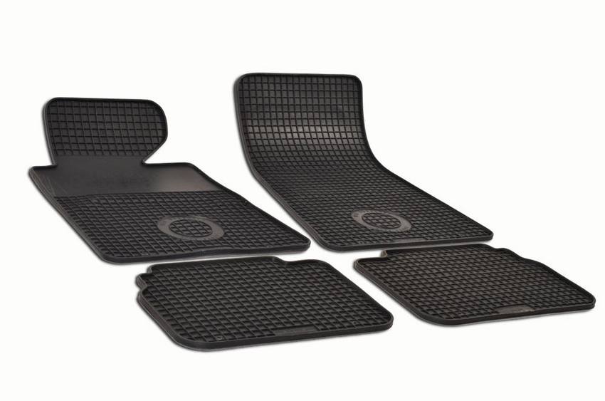 BMW Floor Mat Set – Front and Rear (All-Weather) (Black) 82111466955 – eEuro Preferred 259049