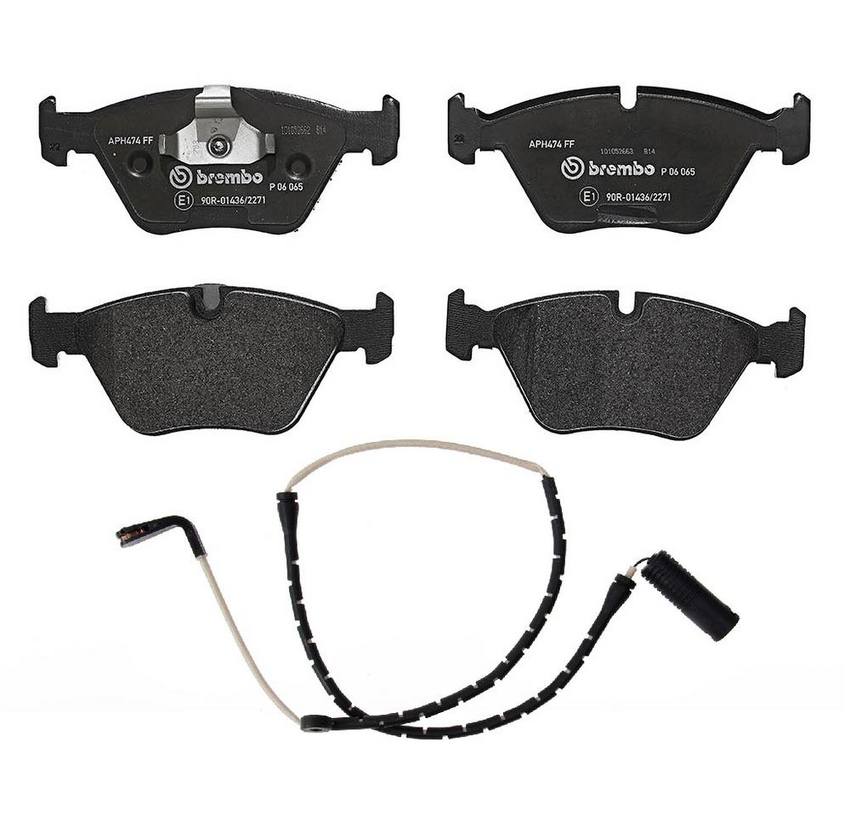 Brembo BMW Brakes Kit – Pads Front (Low-Met) (with Sensor) 34352229018 – Brembo 2633009KIT