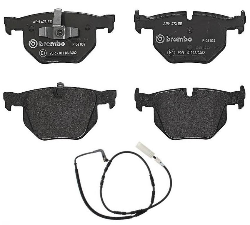 Brembo BMW Brakes Kit – Pads Rear (Low-Met) (with Sensor) 34216790762 – Brembo 2652617KIT