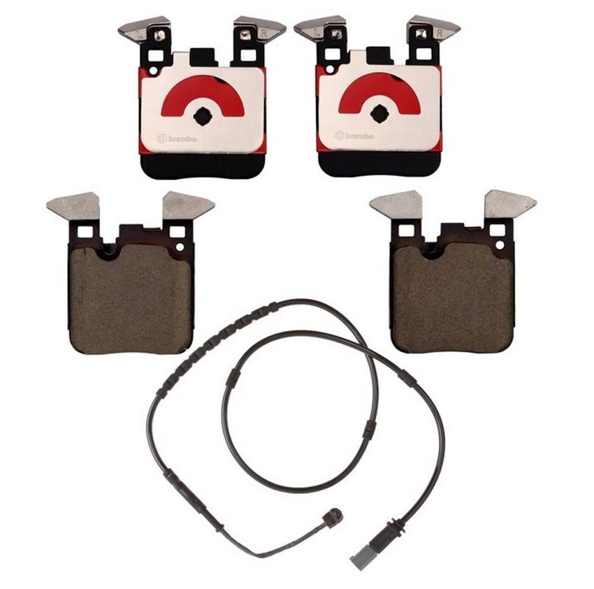 Brembo BMW Brakes Kit – Pads Rear (Low-Met) (with Sensor) 34356792292 – Brembo 2652647KIT