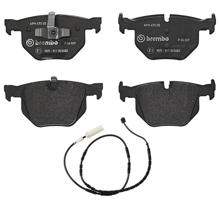 Brembo BMW Brakes Kit – Pads Rear (Low-Met) (with Sensor) 34216790762 – Brembo 2652667KIT