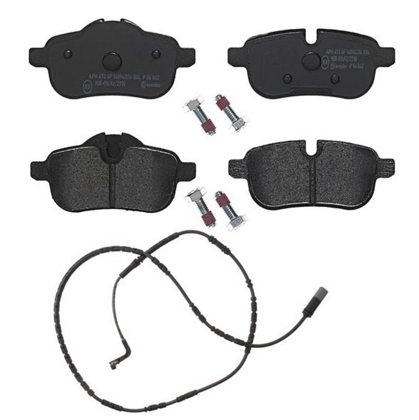 Brembo BMW Brakes Kit – Pads Rear (Low-Met) (with Sensor) 34356789446 – Brembo 2657465KIT