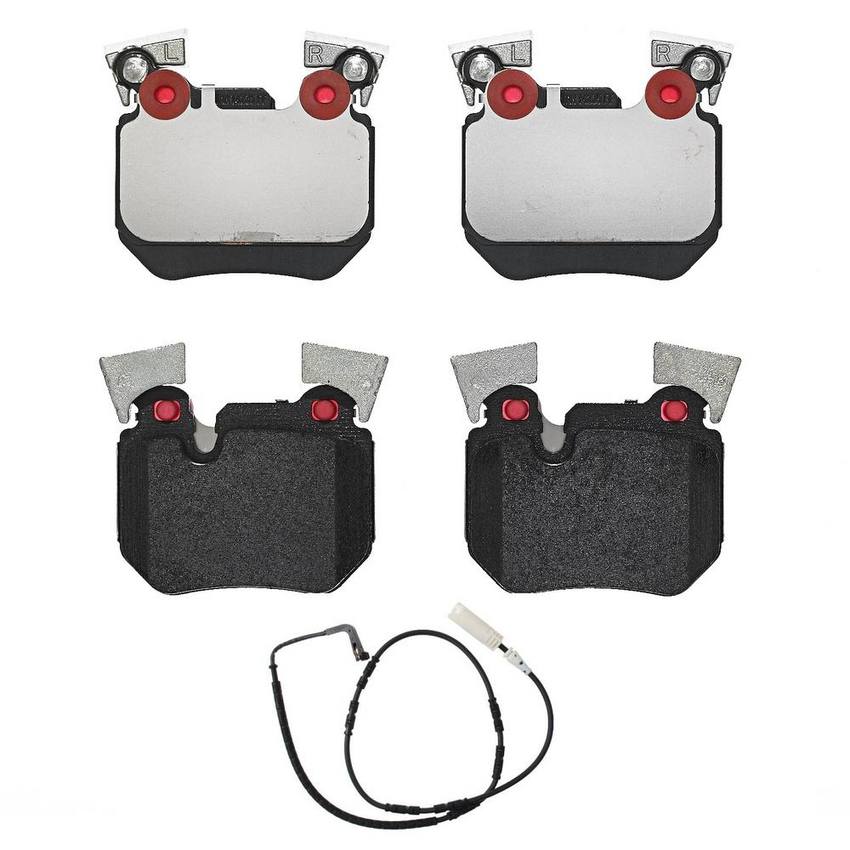 Brembo BMW Brakes Kit – Pads Rear (Low-Met) (with Sensor) 34216797863 – Brembo 2657520KIT