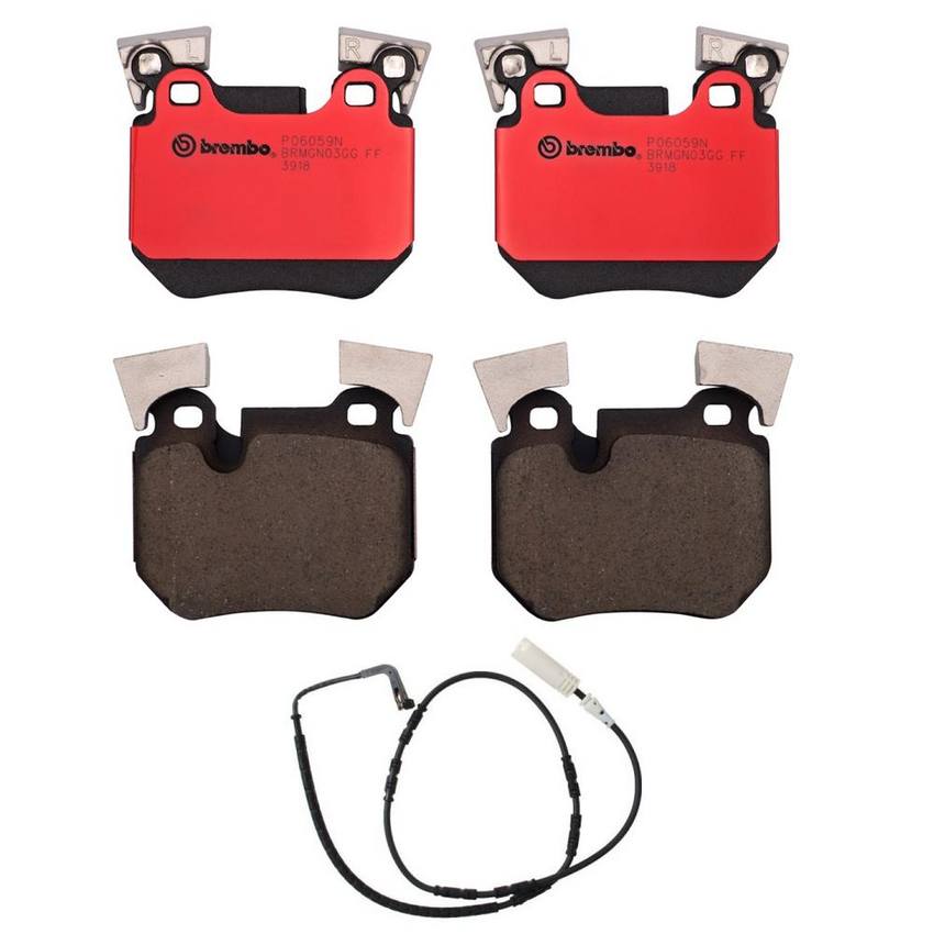 Brembo BMW Brakes Kit – Pads Rear (Ceramic) (with Sensor) 34216797863 – Brembo 2657546KIT