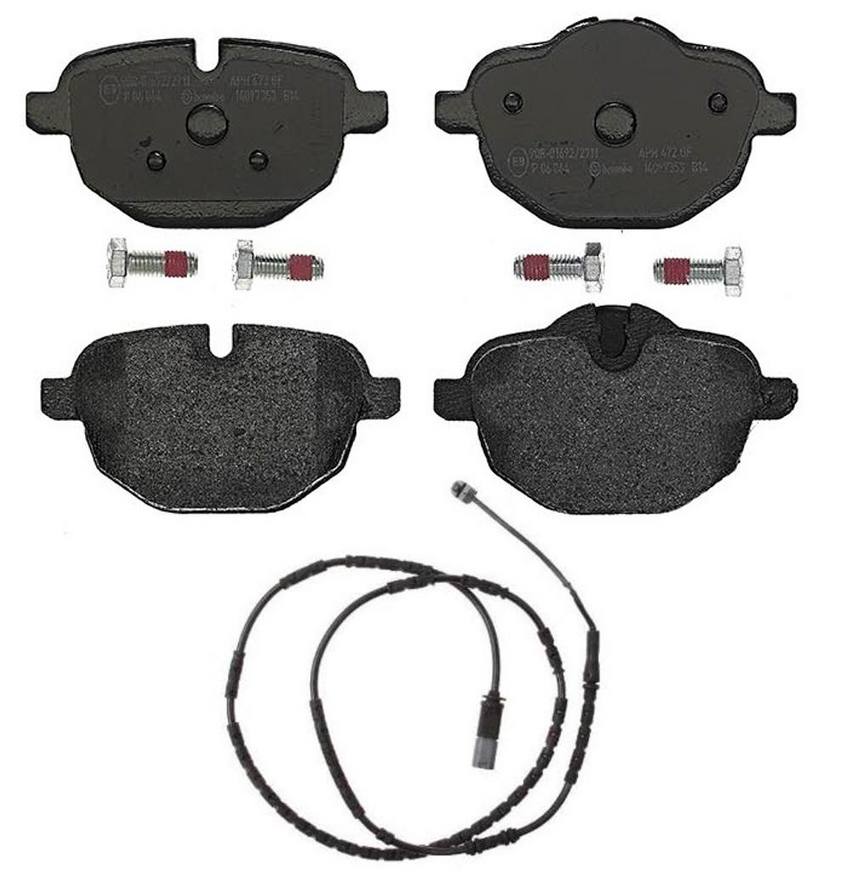 Brembo BMW Brakes Kit – Pads Rear (Low-Met) (with Sensor) 34356792566 – Brembo 2657549KIT