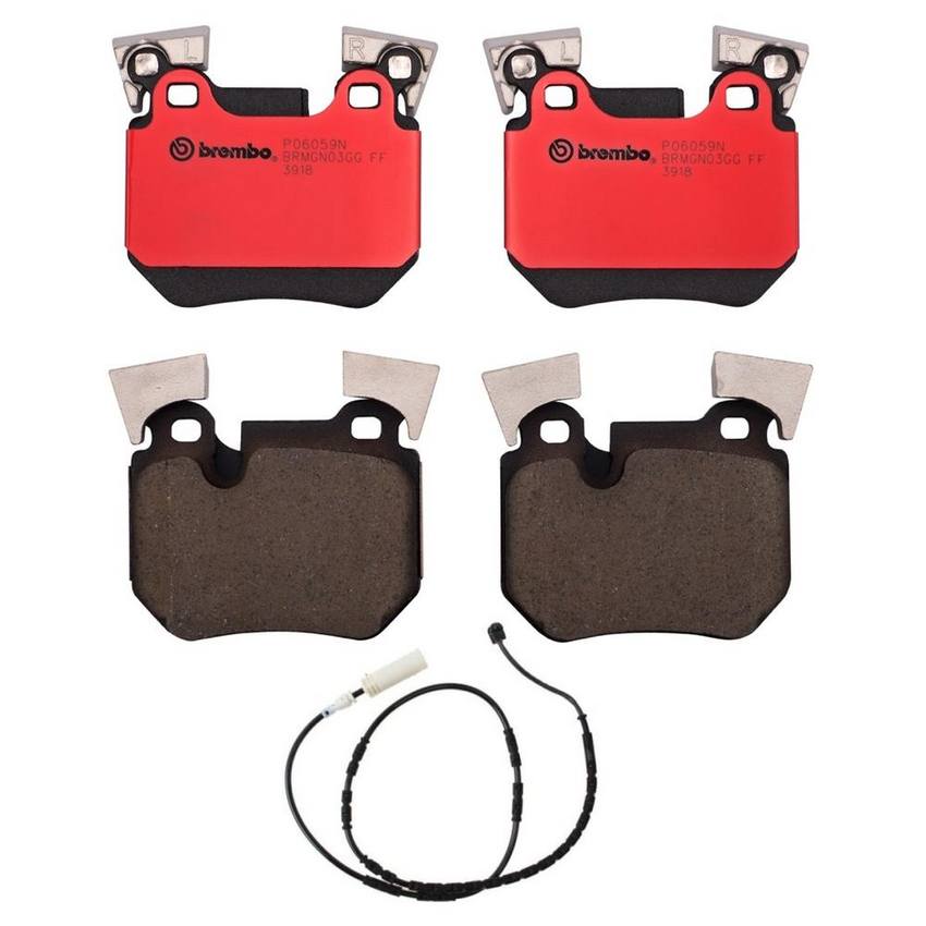 Brembo BMW Brakes Kit – Pads Rear (Ceramic) (with Sensor) 34216797863 – Brembo 2661759KIT