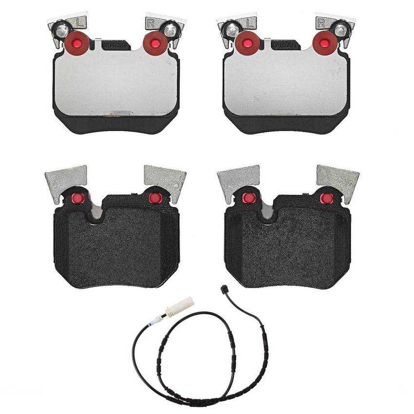 Brembo BMW Brakes Kit – Pads Rear (Low-Met) (with Sensor) 34216797863 – Brembo 2661785KIT