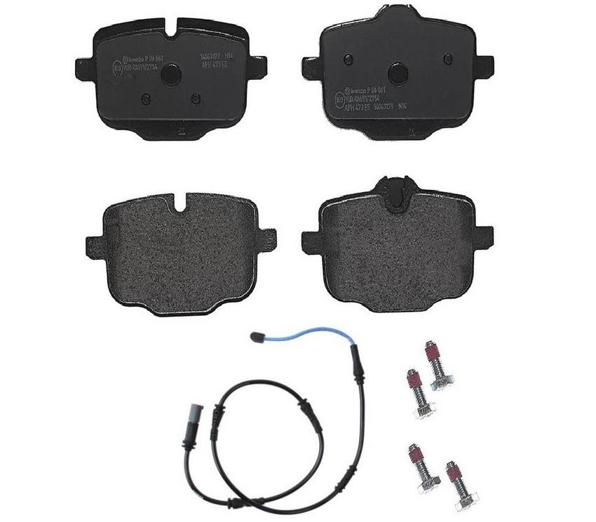 Brembo BMW Brakes Kit – Pads Rear (Low-Met) (with Sensor) 34216857805 – Brembo 2662148KIT