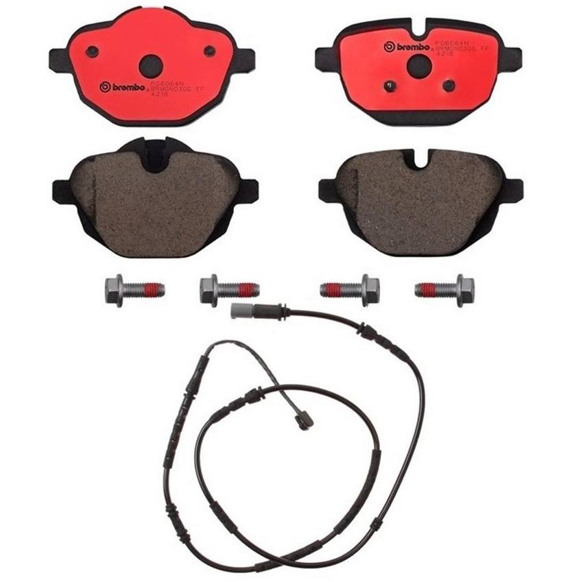 Brembo BMW Brakes Kit – Pads Rear (Ceramic) (with Sensor) 34356790304 – Brembo 2662246KIT