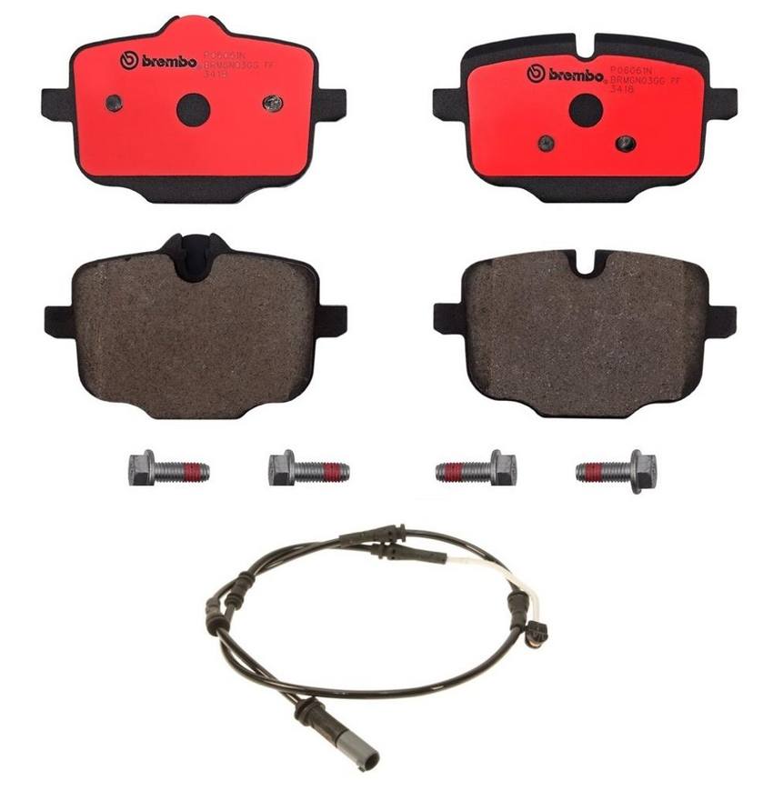 Brembo BMW Brakes Kit – Pads Rear (Ceramic) (with Sensor) 34216857805 – Brembo 2662299KIT