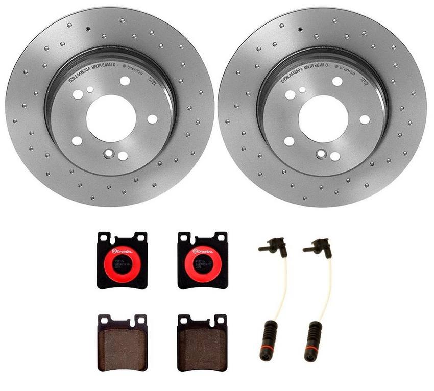 Brembo Brakes Kit – Pads and Rotors Rear (290mm) (Xtra) (Ceramic)