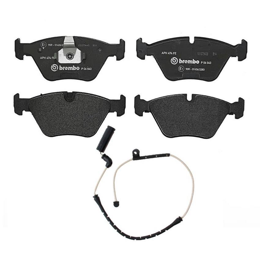 Brembo BMW Brakes Kit – Pads Front (Low-Met) (with Sensor) 34357836795 – Brembo 2707388KIT