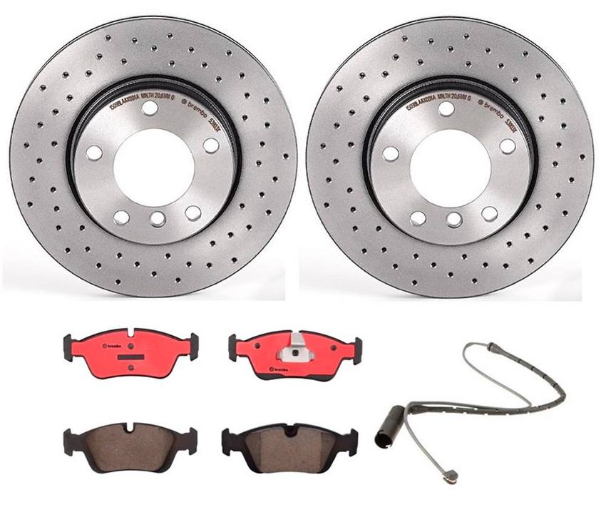 Brembo Brake Pads and Rotors Kit – Front (286mm) (Xtra) (Ceramic)