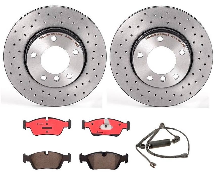 BMW Brembo Brake Pads and Rotors Kit – Front (286mm) (Xtra) (Ceramic)