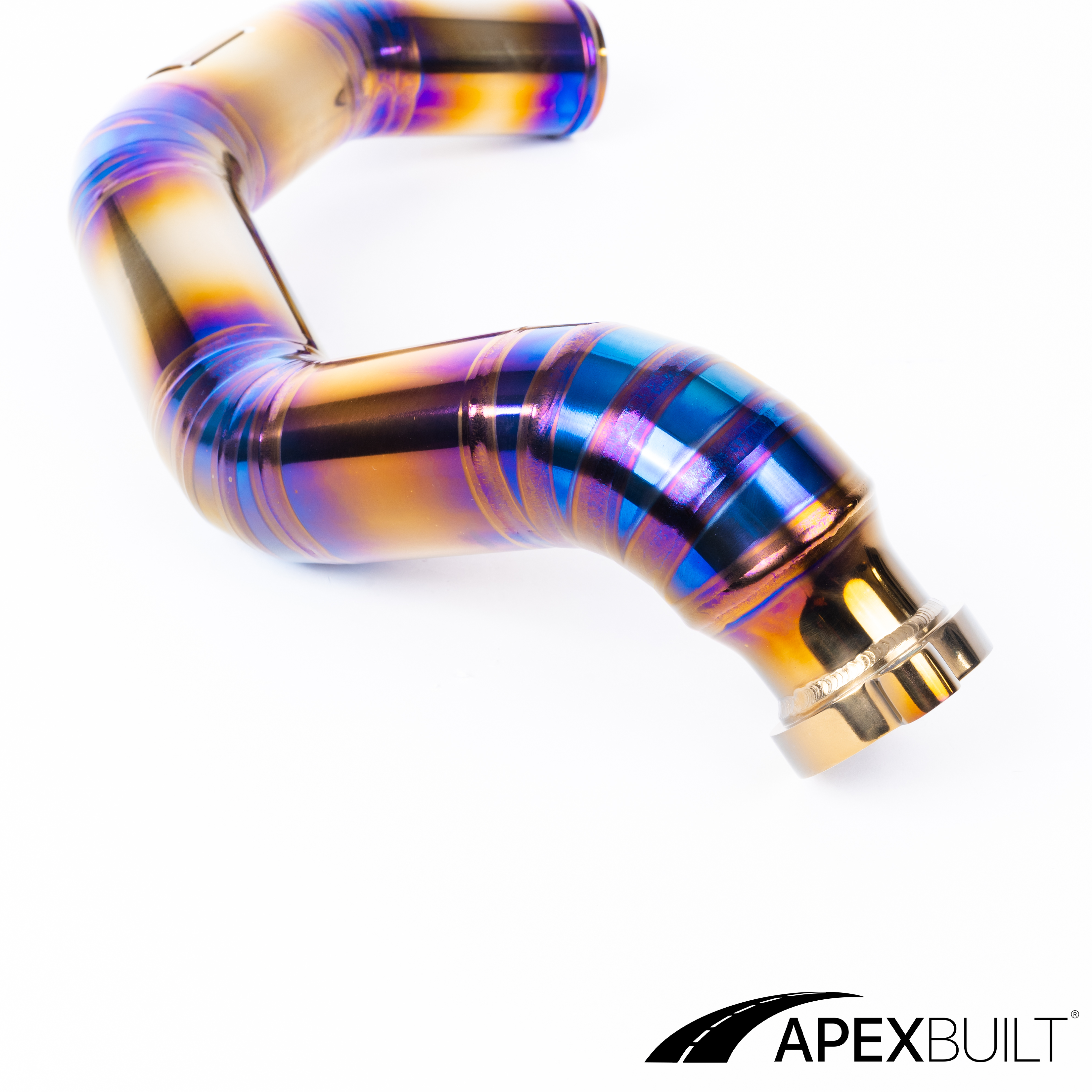 ApexBuilt® BMW F87 M2C, F80 M3, & F82/F83 M4 Titanium Charge Pipe Kit (S55, 2015-20)