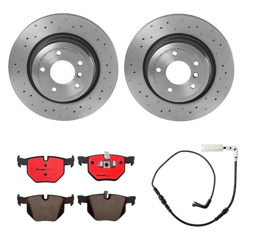 BMW Brembo Brake Kit – Pads and Rotors Rear (336mm) (Xtra) (Ceramic) 34356789445 – Brembo 2818737KIT