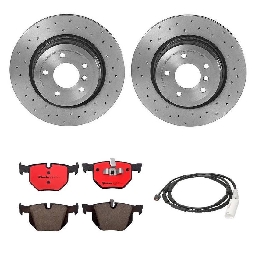 BMW Brembo Brake Kit – Pads and Rotors Rear (336mm) (Xtra) (Ceramic) 34356792564 – Brembo 2818755KIT