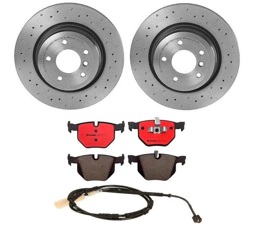 BMW Brembo Brake Kit – Pads and Rotors Rear (336mm) (Xtra) (Ceramic) 34356792565 – Brembo 2818765KIT