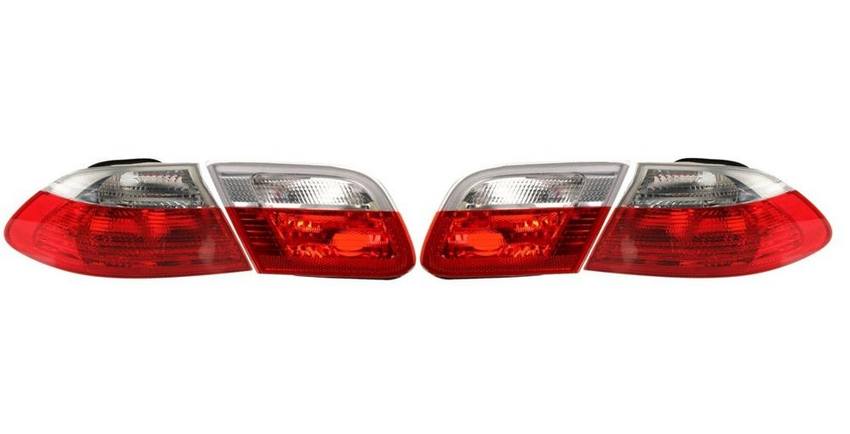 BMW Tail Light Kit – Driver and Passenger Side Inner and Outer (White Turn Signal) 63218384844 – ULO 2849475KIT