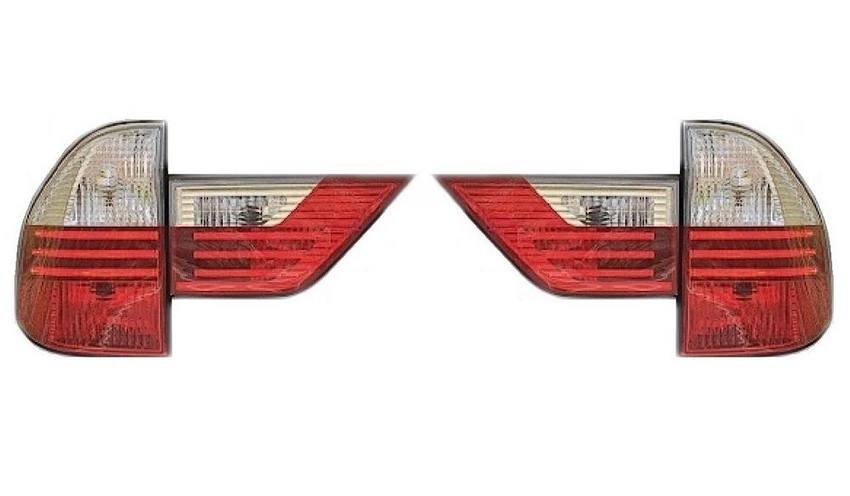 BMW Tail Light Kit – Driver and Passenger Side Inner and Outer (White Turn Signal) 63217162214 – ULO 2849599KIT