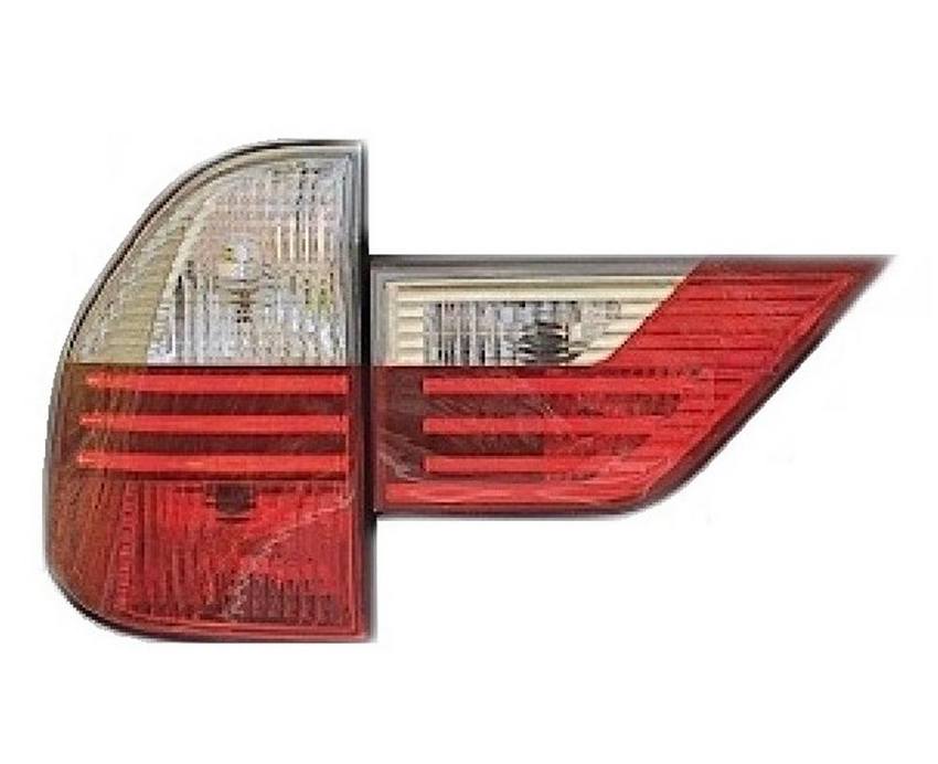 BMW Tail Light Set – Driver Side Inner and Outer (White Turn Signal) 63217162213 – ULO 2849607KIT