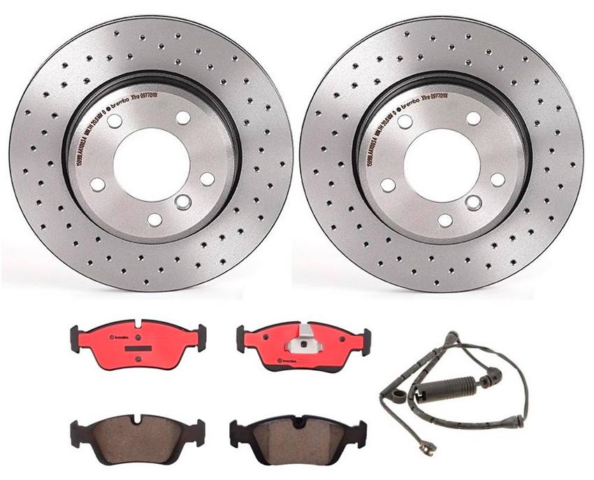 Brembo Brake Pads and Rotors Kit – Front (300mm) (Xtra) (Ceramic)