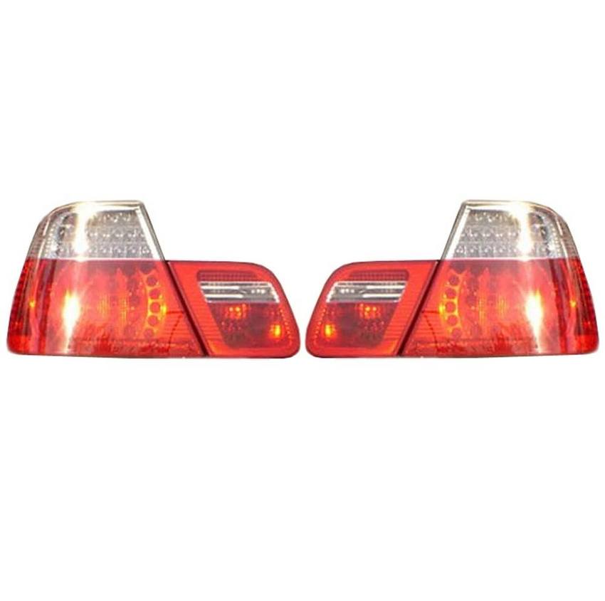 BMW Tail Light Kit – Driver and Passenger Side Inner and Outer (White Turn Signal) 63218383826 – ULO 2849643KIT