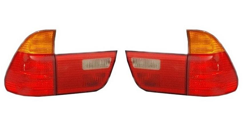 BMW Tail Light Kit – Driver and Passenger Side Inner and Outer (Yellow Turn Signal) 63218383184 – ULO 2849719KIT