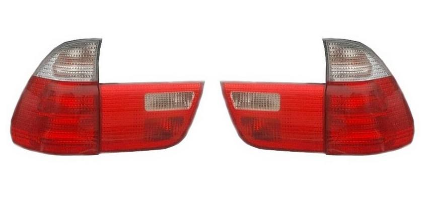 BMW Tail Light Kit – Driver and Passenger Side Inner and Outer (White Turn Signal) 63218383184 – ULO 2849721KIT