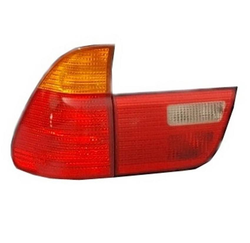 BMW Tail Light Set – Driver Side Inner and Outer (Yellow Turn Signal) 63218383183 – ULO 2849741KIT