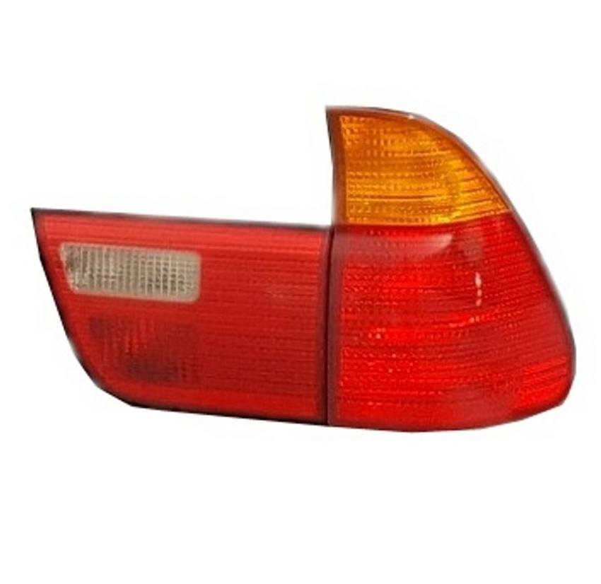 BMW Tail Light Set – Passenger Side – Inner and Outer (Yellow Turn Signal) 63218383184 – ULO 2849747KIT