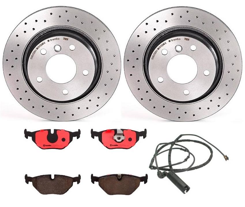 Brembo Brakes Kit – Pads and Rotors Rear (294mm) (Xtra) (Ceramic)