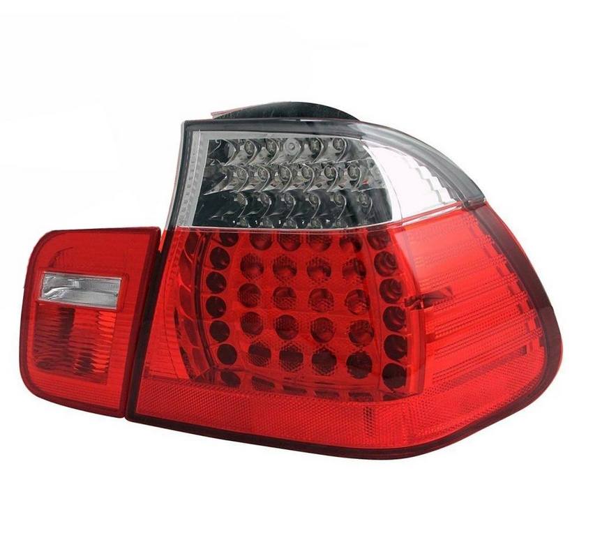 BMW Tail Light Set – Passenger Side – Inner and Outer (White Turn Signal) 63218383822 – ULO 2849991KIT