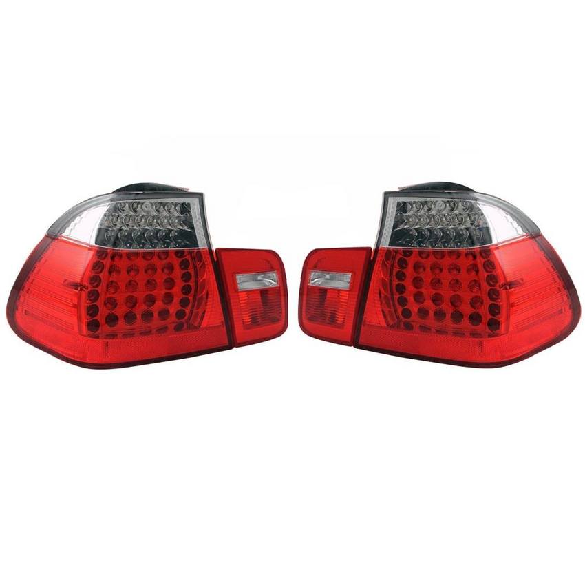 BMW Tail Light Kit – Driver and Passenger Side Inner and Outer (White Turn Signal) 63218383822 – ULO 2850000KIT