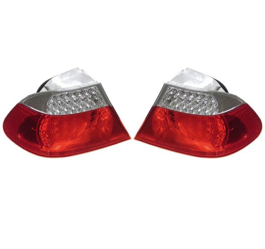 BMW Tail Light Set – Driver Left Side Inner andOuter (LED) (White Turn Singnal) 63216920705 – ULO 2853336KIT