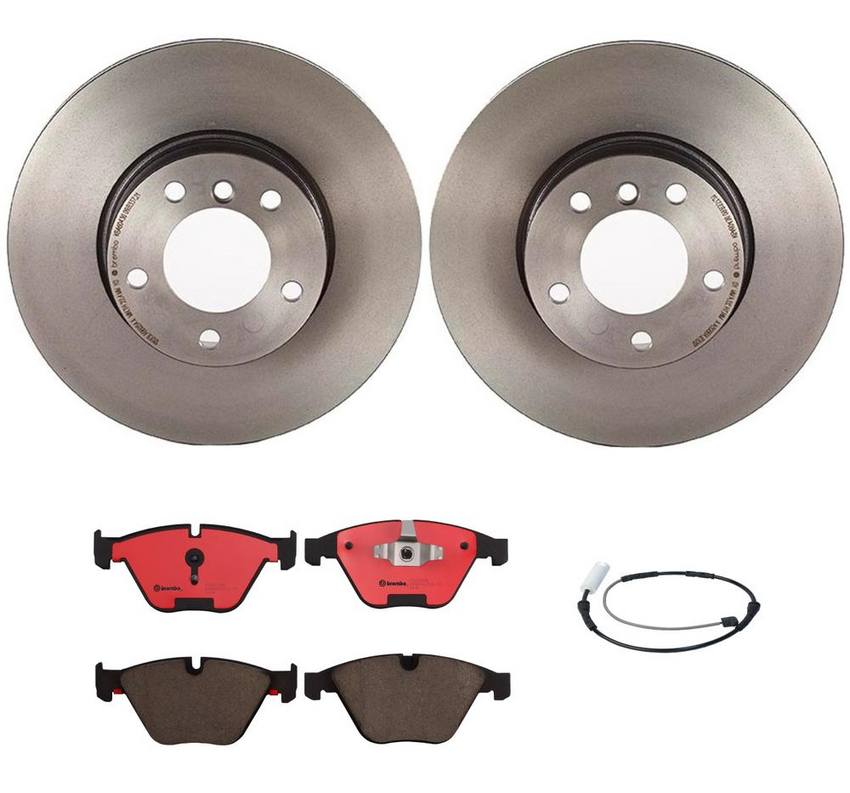 BMW Brembo Brake Kit – Pads and Rotors Front (312mm) (Ceramic) 34116855006 – Brembo 2858156KIT