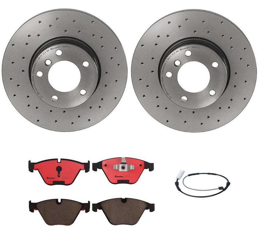 Brembo Brake Pads and Rotors Kit – Front (312mm) (Xtra) (Ceramic)