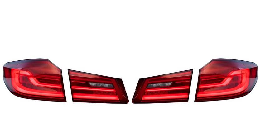 BMW Tail Light Kit – Driver and Passenger Side Inner and Outer (LED) 63217376476 – ULO 2858236KIT