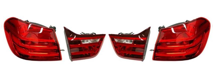 BMW Tail Light Kit – Driver and Passenger Side Inner and Outer (LED) 63217296102 – ULO 2858339KIT