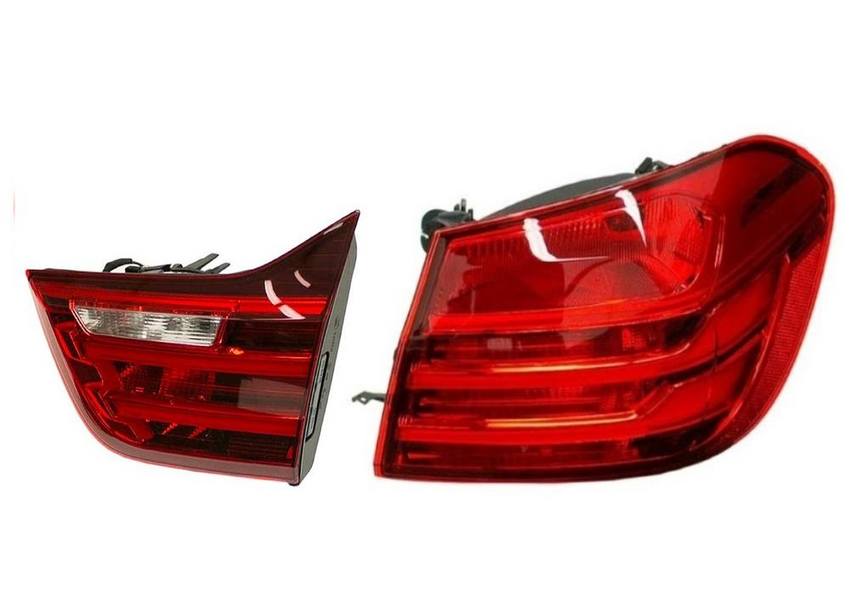 BMW Tail Light Set – Passenger Side Inner and Outer (LED) 63217296102 – ULO 2858357KIT