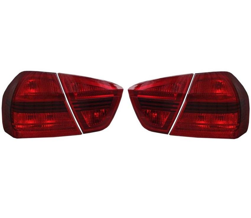 BMW Tail Light Kit – Driver and Passenger Side Inner and Outer 63217174404 – ULO 2858392KIT